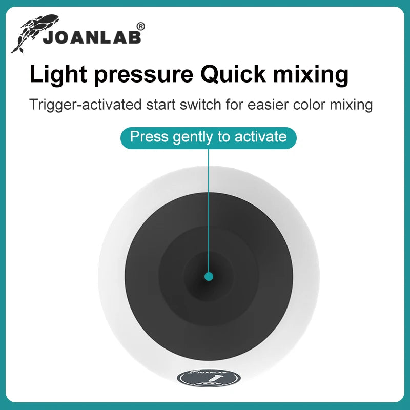 JOANLAB Mini Vortex Mixer Laboratory Tattoo Pigment Nail Polish Liquid Ink Mixer Shaker Lab 50ml 2000rpm VM-200