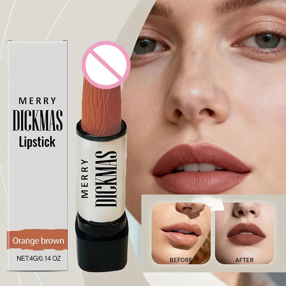 Party Lipstick Waterproof Long-Lasting Moisturizing Orange Gift Red, Lip Pink, Festival Dark Brown Purple, Gloss Bright Ros F7O8