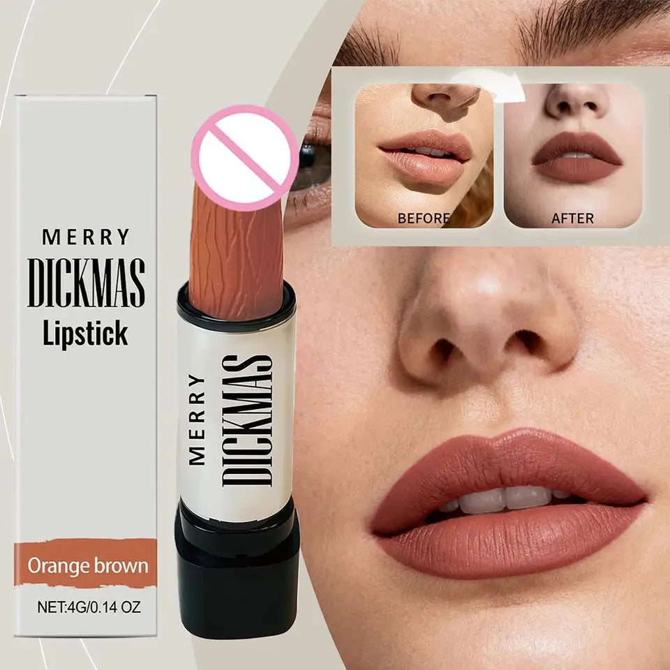 Party Lipstick Waterproof Long-Lasting Moisturizing Orange Gift Red, Lip Pink, Festival Dark Brown Purple, Gloss Bright Ros F7O8