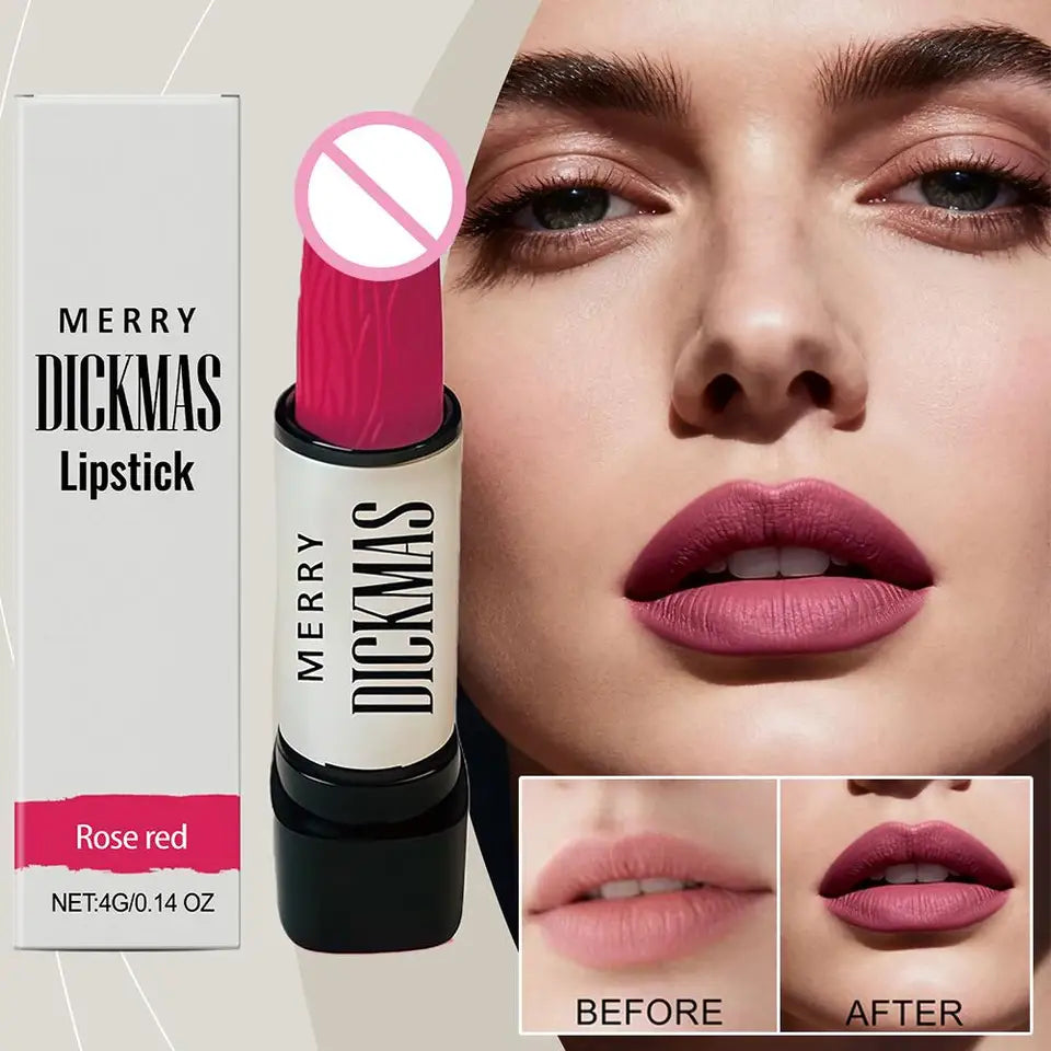 Party Lipstick Waterproof Long-Lasting Moisturizing Orange Gift Red, Lip Pink, Festival Dark Brown Purple, Gloss Bright Ros F7O8