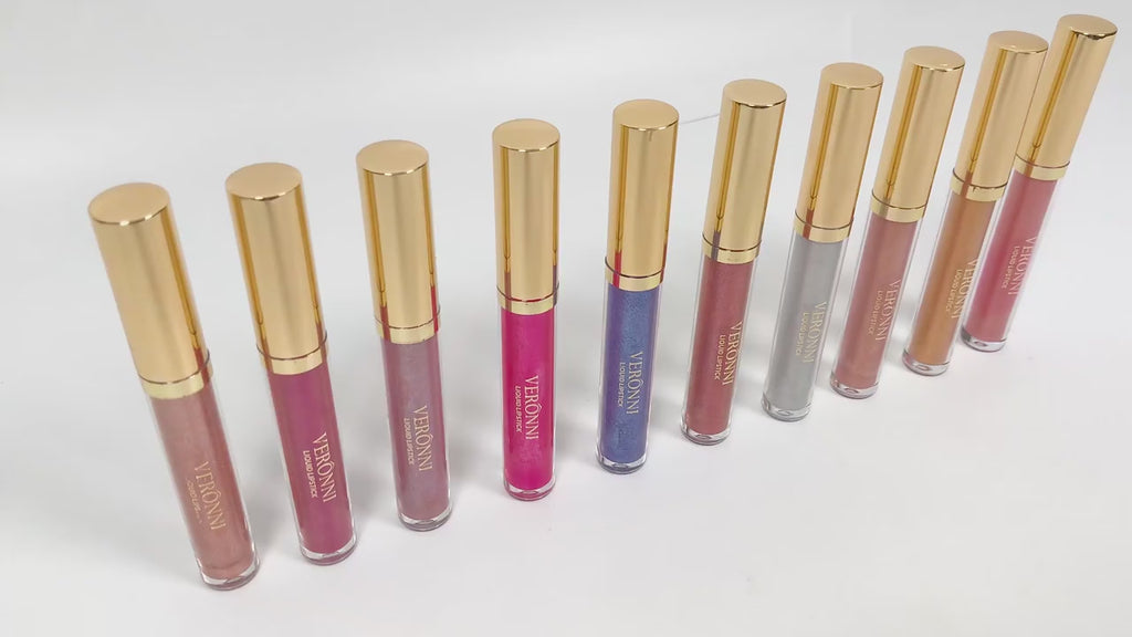 10 Colors Sexy Diamond Lip Gloss Shimmer Long Lasting Lip Makeup Waterproof Metallic Pearl Color Velvet Lipstick Cosmetics